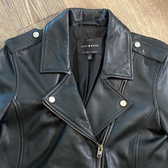 LUCKY Leather Moto Jacket - Picture 16 of 16
